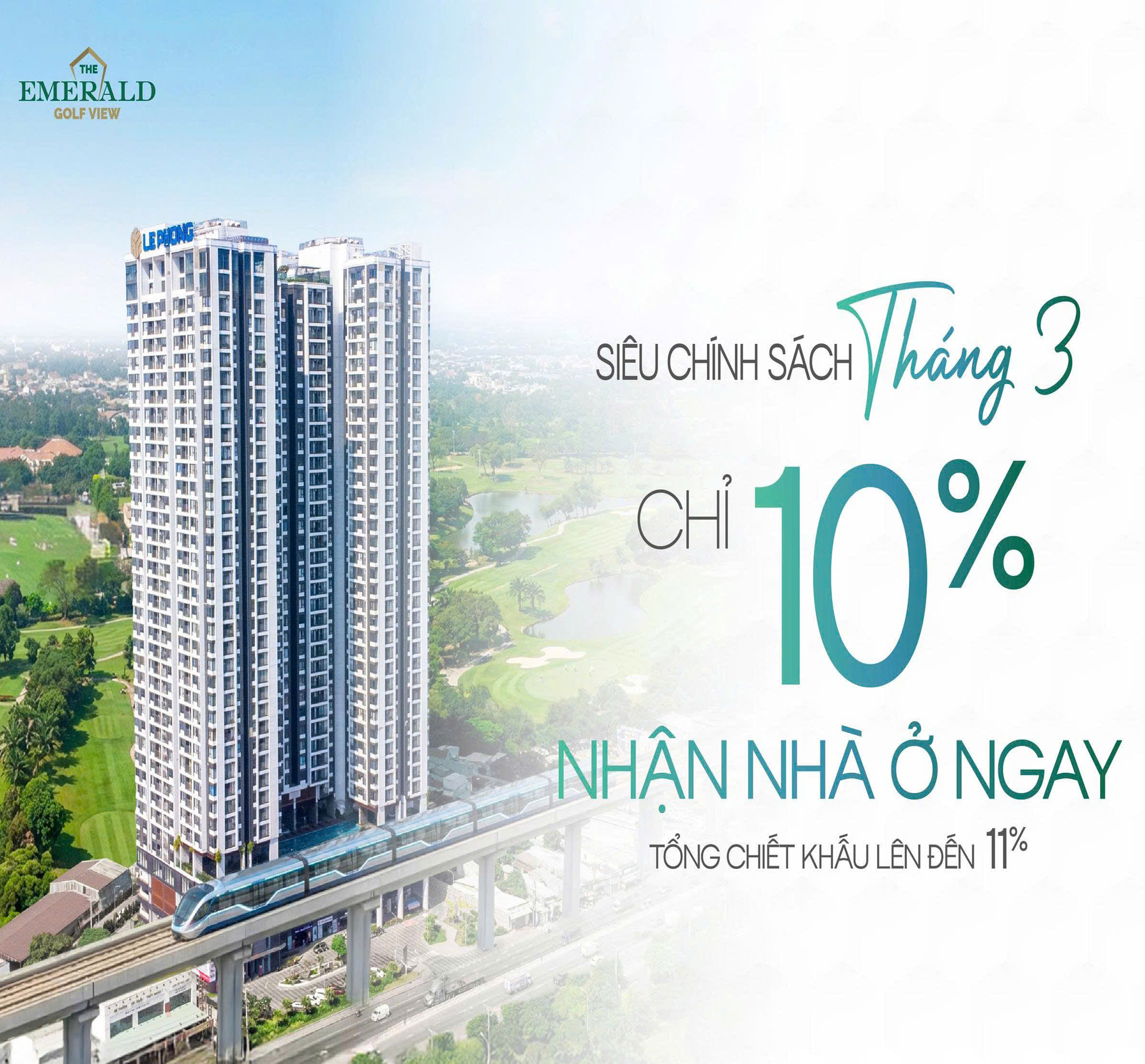 Emerald Garden View - Sống trọn an nhiên Sang trọng & Tiện nghi